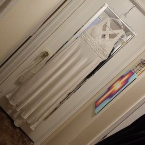 Ivory floor length gown